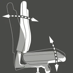 Bürodrehstuhl LINEA 45