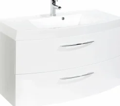 Waschbeckenunterschrank 100 mit Mineralgussbecken FLORIDA